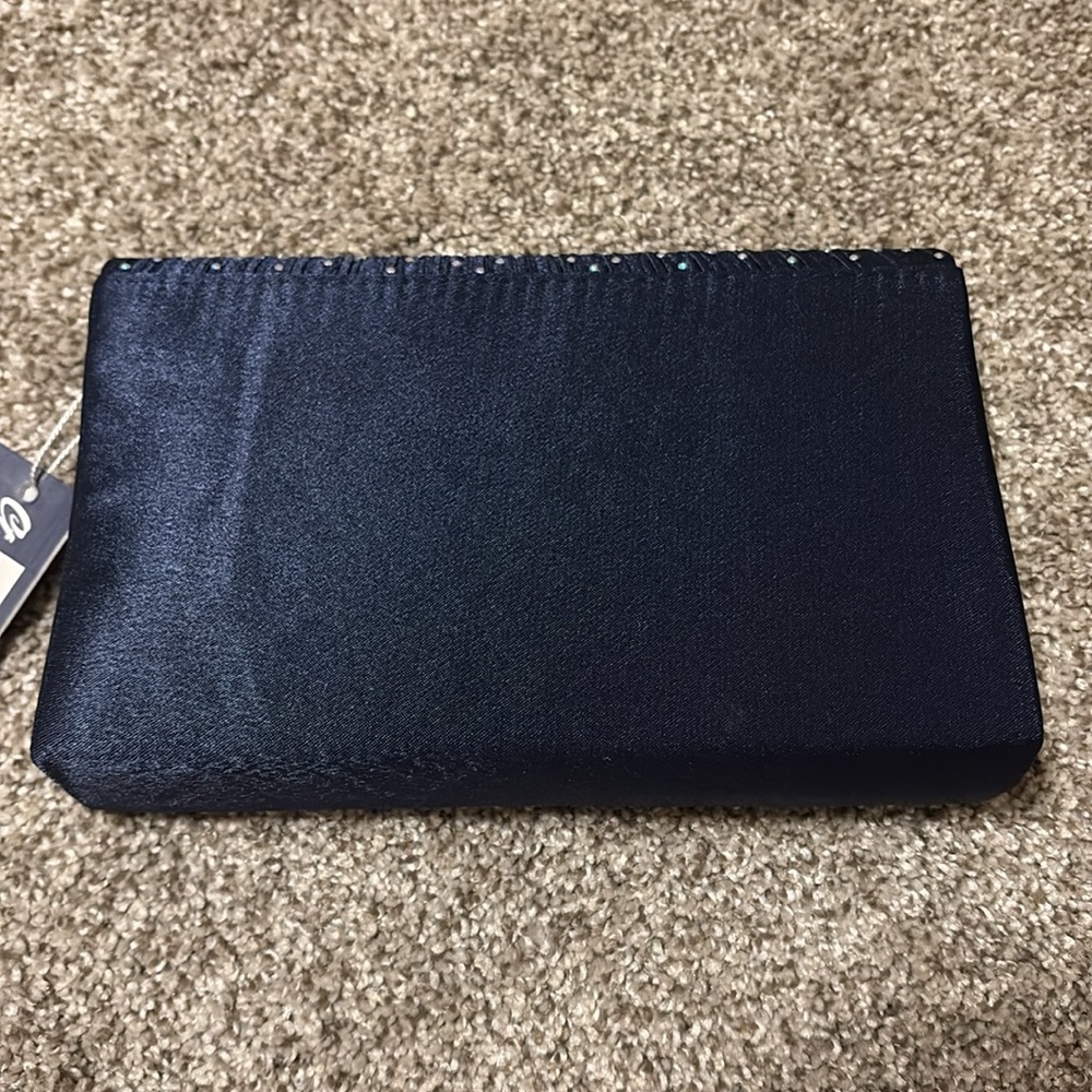 Charming Tailor Midnight Blue Studded Clutch - Picture 4 of 10